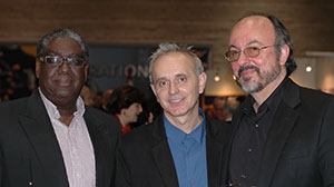 Patrick Desrosiers, Bojan Z. Bosiljcic and Ogden Gavanski at Colours of a Woman expo